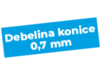 Debelina konice 0,7 mm